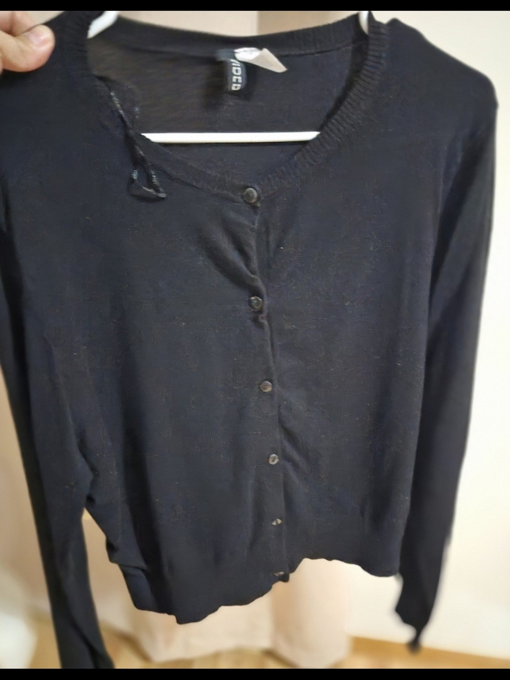 H&M Black Women’s Button-Up Cardigan